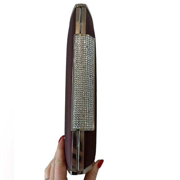 Vintage Rhinestones Clutch Evening Handbag - Picture 3 of 10
